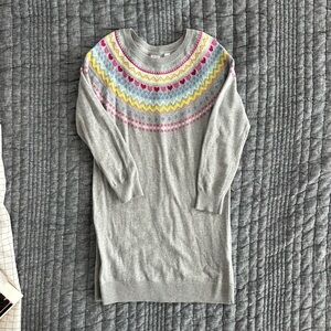 Gap Kids Fair Isle Sweater Dress M